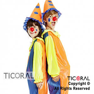 DISFRAZ PAYASO NIO CON PANZA NARIZ Y SOMBRERO CAND TALLE 4 x 1